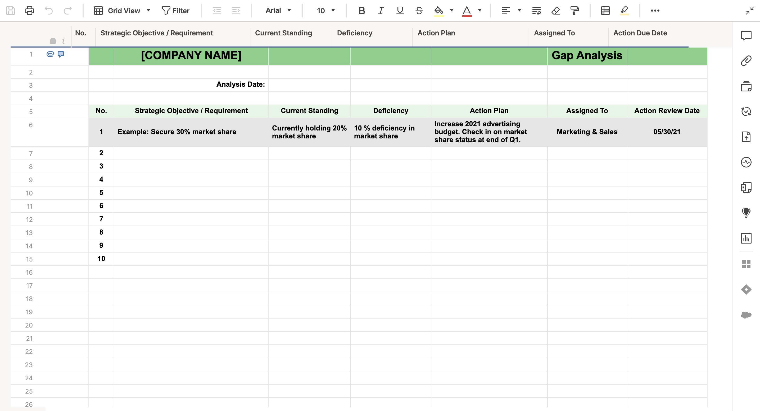 gap-analysis-template-smartsheet